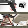 imageFREE SOLDIER Oversized XL Padded Adjustable Reclining Folding Chair with Cup Holder 400lb Capacity Gravity Chairs Anti Gravity Chairs Zero Gravity Chairs Khaki