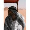 imageFREE SOLDIER Scarf Military Shemagh Tactical Desert Keffiyeh Head Neck Scarf Arab Wrap with Tassel for Men WomenAlabaster White