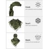 imageFREE SOLDIER Scarf Military Shemagh Tactical Desert Keffiyeh Head Neck Scarf Arab Wrap with Tassel for Men WomenArmy Green