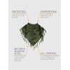 imageFREE SOLDIER Scarf Military Shemagh Tactical Desert Keffiyeh Head Neck Scarf Arab Wrap with Tassel for Men WomenArmy Green