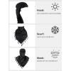 imageFREE SOLDIER Scarf Military Shemagh Tactical Desert Keffiyeh Head Neck Scarf Arab Wrap with Tassel for Men WomenBlack