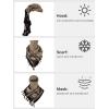 imageFREE SOLDIER Scarf Military Shemagh Tactical Desert Keffiyeh Head Neck Scarf Arab Wrap with Tassel for Men WomenBlack Brown