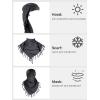imageFREE SOLDIER Scarf Military Shemagh Tactical Desert Keffiyeh Head Neck Scarf Arab Wrap with Tassel for Men WomenCamo Black