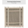 imageFREE SOLDIER Scarf Military Shemagh Tactical Desert Keffiyeh Head Neck Scarf Arab Wrap with Tassel for Men WomenCoyote Brown  Tan