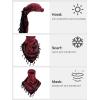 imageFREE SOLDIER Scarf Military Shemagh Tactical Desert Keffiyeh Head Neck Scarf Arab Wrap with Tassel for Men WomenDark Red