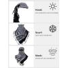 imageFREE SOLDIER Scarf Military Shemagh Tactical Desert Keffiyeh Head Neck Scarf Arab Wrap with Tassel for Men WomenDark White