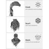 imageFREE SOLDIER Scarf Military Shemagh Tactical Desert Keffiyeh Head Neck Scarf Arab Wrap with Tassel for Men WomenGray and Camo Black