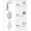 imageFREE SOLDIER Scarf Military Shemagh Tactical Desert Keffiyeh Head Neck Scarf Arab Wrap with Tassel for Men WomenSolid White