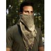 imageFREE SOLDIER Scarf Military Shemagh Tactical Desert Keffiyeh Head Neck Scarf Arab Wrap with Tassel for Men WomenTan