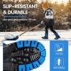 imageFREE SOLDIER Snow Boots for Kids Waterproof with Zipper Winter Warm Non Slip Cold Weather Outdoor Boys Girls Snow BootsBlue