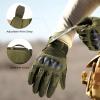 imageFREE SOLDIER Tactical Gloves for Men  Military Combat Gloves for Motorcycle Riding Cycling Hiking Airsoft Shooting  Reinforced Grip ampamp DurableFull Finger Green