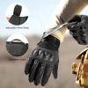 imageFREE SOLDIER Tactical Gloves for Men  Military Combat Gloves for Motorcycle Riding Cycling Hiking Airsoft Shooting  Reinforced Grip ampamp DurableFull Finger Black