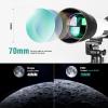 imageFREE SOLDIER Telescope for Adults Astronomy  70mm Aperture 500mm Focus Length Astronomical Refractor Telescope for Beginners with 3 Plossl Eyepieces Phone Adapter and Carry Bag