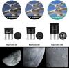 imageFREE SOLDIER Telescope for Adults Astronomy  70mm Aperture 500mm Focus Length Astronomical Refractor Telescope for Beginners with 3 Plossl Eyepieces Phone Adapter and Carry Bag