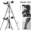 imageFREE SOLDIER Telescope for Adults Astronomy  70mm Aperture 500mm Focus Length Astronomical Refractor Telescope for Beginners with 3 Plossl Eyepieces Phone Adapter and Carry Bag