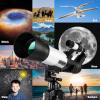 imageFREE SOLDIER Telescope for Adults Astronomy  70mm Aperture 500mm Focus Length Astronomical Refractor Telescope for Beginners with 3 Plossl Eyepieces Phone Adapter and Carry Bag
