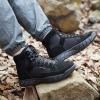 imageFREE SOLDIER Waterproof Hiking Boots Mens Tactical Work Boots Breathable Desert Boots 6 Inches Lightweight Military BootsBlacknot WaterproofThin Fabric