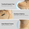 imageFREE SOLDIER Waterproof Hiking Work Boots Mens Tactical Boots 6 Inches Lightweight Military Boots Breathable Desert BootsBrown