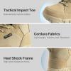imageFREE SOLDIER Waterproof Hiking Work Boots Mens Tactical Boots 6 Inches Lightweight Military Boots Breathable Desert BootsTan