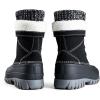 imageFREE SOLDIER Womens Waterproof Winter Cold Weather Snow Boots for Women Outdoor Fashion Duck Boots Comfortable InsulatedBlack White