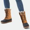 imageFREE SOLDIER Womens Waterproof Winter Cold Weather Snow Boots for Women Outdoor Fashion Duck Boots Comfortable InsulatedBrown