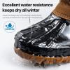 imageFREE SOLDIER Womens Waterproof Winter Cold Weather Snow Boots for Women Outdoor Fashion Duck Boots Comfortable InsulatedBrown