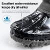 imageFREE SOLDIER Womens Waterproof Winter Cold Weather Snow Boots for Women Outdoor Fashion Duck Boots Comfortable InsulatedGrey