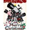imageTelescope for Adults Astronomy 70mm Aperture 400mm Focal Length Portable Astronomical Telescope for Beginners Age Over 8 Years Old with Wireless Remote Carry Bag Tripod BlackSpaceman Print