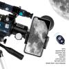 imageTelescope for Adults Astronomy 70mm Aperture 400mm Focal Length Portable Astronomical Telescope for Beginners Age Over 8 Years Old with Wireless Remote Carry Bag Tripod BlackSpaceman Print