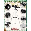 imageTelescope for Adults Astronomy 70mm Aperture 400mm Focal Length Portable Astronomical Telescope for Beginners Age Over 8 Years Old with Wireless Remote Carry Bag Tripod BlackSpaceman Print