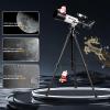 imageTelescope for Adults Astronomy 70mm Aperture 400mm Focal Length Portable Astronomical Telescope for Beginners Age Over 8 Years Old with Wireless Remote Carry Bag Tripod BlackWhite