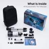 imageTelescope for Adults Astronomy 70mm Aperture 400mm Focal Length Portable Astronomical Telescope for Beginners Age Over 8 Years Old with Wireless Remote Carry Bag Tripod BlackWhite
