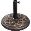 imageFREE SOLDIER 20lbs Umbrella Base 165Inch Classic Resin Patio Umbrella Stand Heavy Duty Outdoor Market Umbrella Holder
