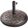 imageFREE SOLDIER 42lbs Umbrella Base 225Inch Classic Resin Patio Umbrella Stand Heavy Duty Outdoor Market Umbrella Holder