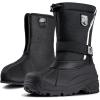 imageFREE SOLDIER Mens Snow Boots Insulated Waterproof Hiking Winter Shoes Nonslip Outdoor Ankle Cold Weather BootsBlack