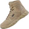 imageFREE SOLDIER Mens Summer Lightweight Breathable Desert Boots Tactical Boots 6 Inches with Thin Durable Fabric Tan 115
