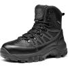 imageFREE SOLDIER Mens Waterproof Tactical Hiking Boots Military Work Boots Combat BootsWaterproof Black