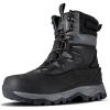 imageFREE SOLDIER Snow Boots for Men Winter Waterproof Nonslip Flock Outdoor Hiking Work BootsBlackgray
