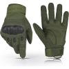 imageFREE SOLDIER Tactical Gloves for Men  Military Combat Gloves for Motorcycle Riding Cycling Hiking Airsoft Shooting  Reinforced Grip ampamp DurableFull Finger Green