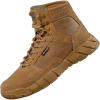 imageFREE SOLDIER Waterproof Hiking Boots Mens Tactical Work Boots Breathable Desert Boots 6 Inches Lightweight Military BootsBrownnot WaterproofThin Fabric