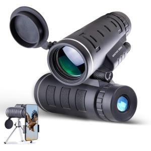 image10x42 Monocular Telescope  High Power Hunting Monocular with Smartphone Adapter ampamp Tripod for Bird Watching Hiking Camping Travel Outdoor Compact Monocular Telescope for Adults Camo