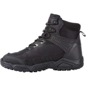 imageFREE SOLDIER Mens Hiking Work Boots 6 Inches Lightweight Tactical Combat Boots Black 10