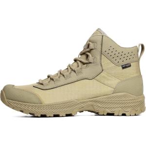 imageFREE SOLDIER Mens Tactical Hiking Boots Breathable Desert Boots Lightweight Work Military BootsTan