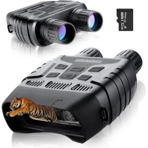 imageFREE SOLDIER Night Vision Goggles Binoculars  Digital Infrared Night Vision Binoculars for Adults for Complete Darkness with 32 GB Memory Card Hunting Spy Military Tactical Security