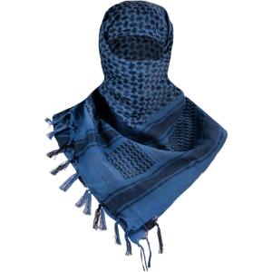 imageFREE SOLDIER Scarf Military Shemagh Tactical Desert Keffiyeh Head Neck Scarf Arab Wrap with Tassel for Men WomenBlue