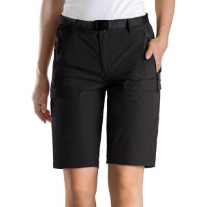 imageFREE SOLDIER Womens Hiking Cargo Shorts UPF 50 Outdoor Quick Dry Nylon Shorts with Belt