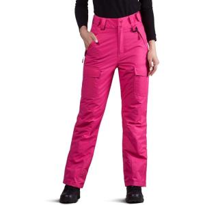 imageFREE SOLDIER Womens Outdoor Waterproof Windproof Breathable Snow Ski Pants Winter Insulated Snowboarding Skiing Pants