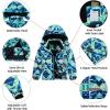 imageFREE SOLDIER Boys Girls Waterproof Ski Jacket Fleece Lined Warm Winter Snow Coat Kids Winter Jacket with Detachable HoodDoodle Dot
