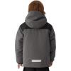 imageFREE SOLDIER Boys Girls Waterproof Ski Jacket Fleece Lined Warm Winter Snow Coat Kids Winter Jacket with Detachable HoodGray