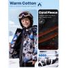 imageFREE SOLDIER Boys Girls Waterproof Ski Jacket Fleece Lined Warm Winter Snow Coat Kids Winter Jacket with Detachable HoodGreen Camo